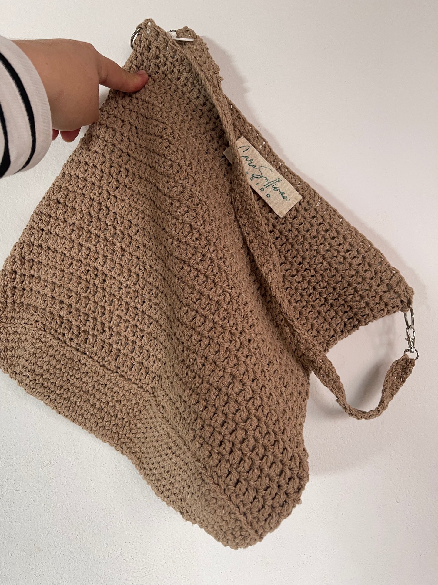 Bolsa tejida a crochet