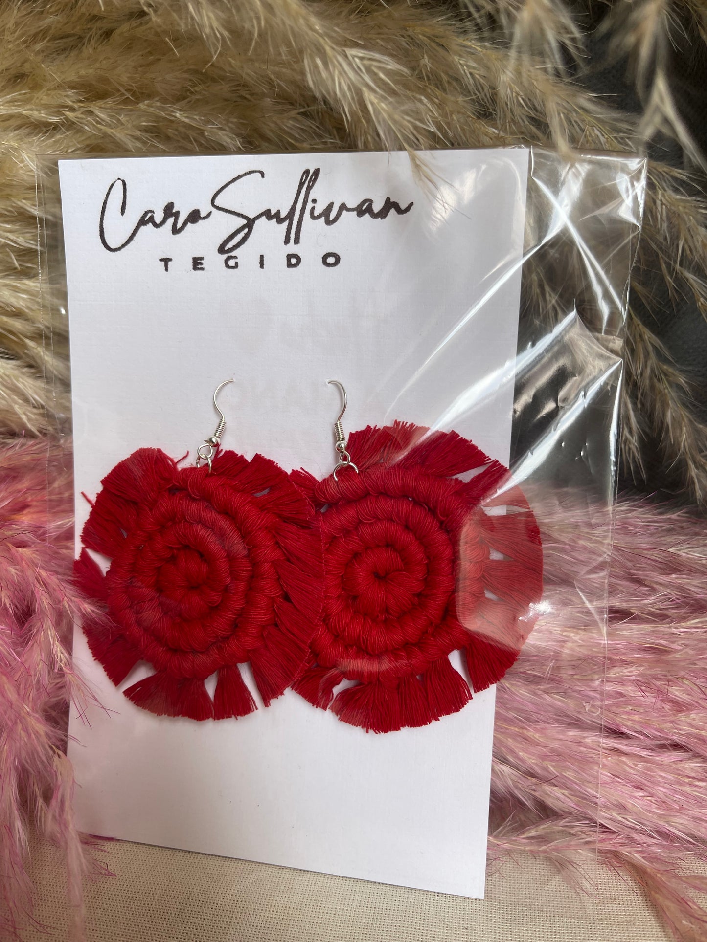 Aretes Macramé (Espiral)