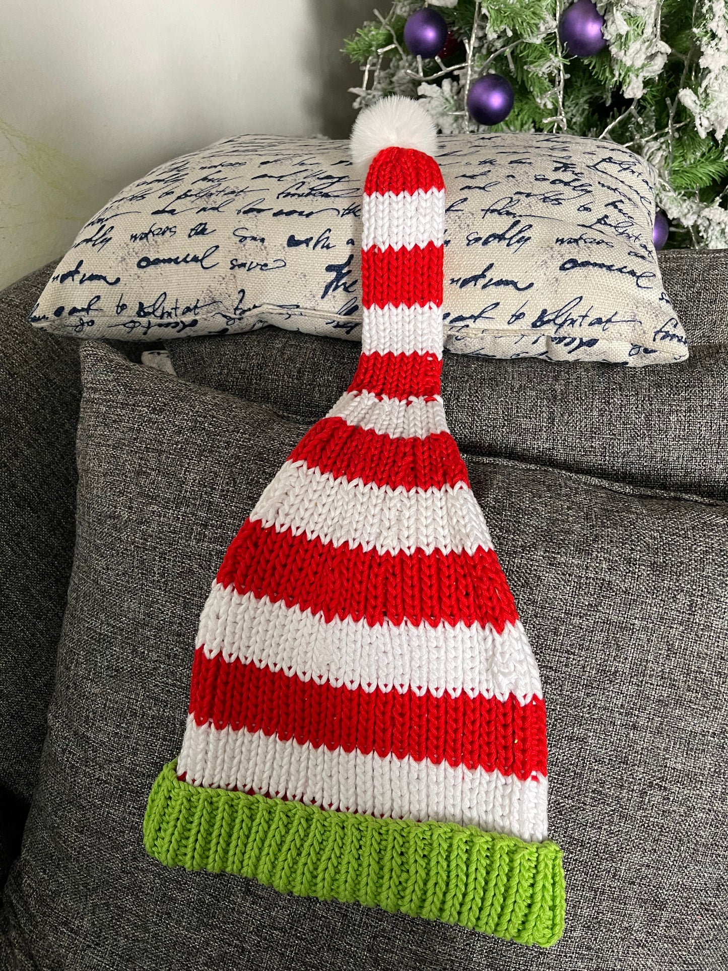 Gorro navideño tipo duende