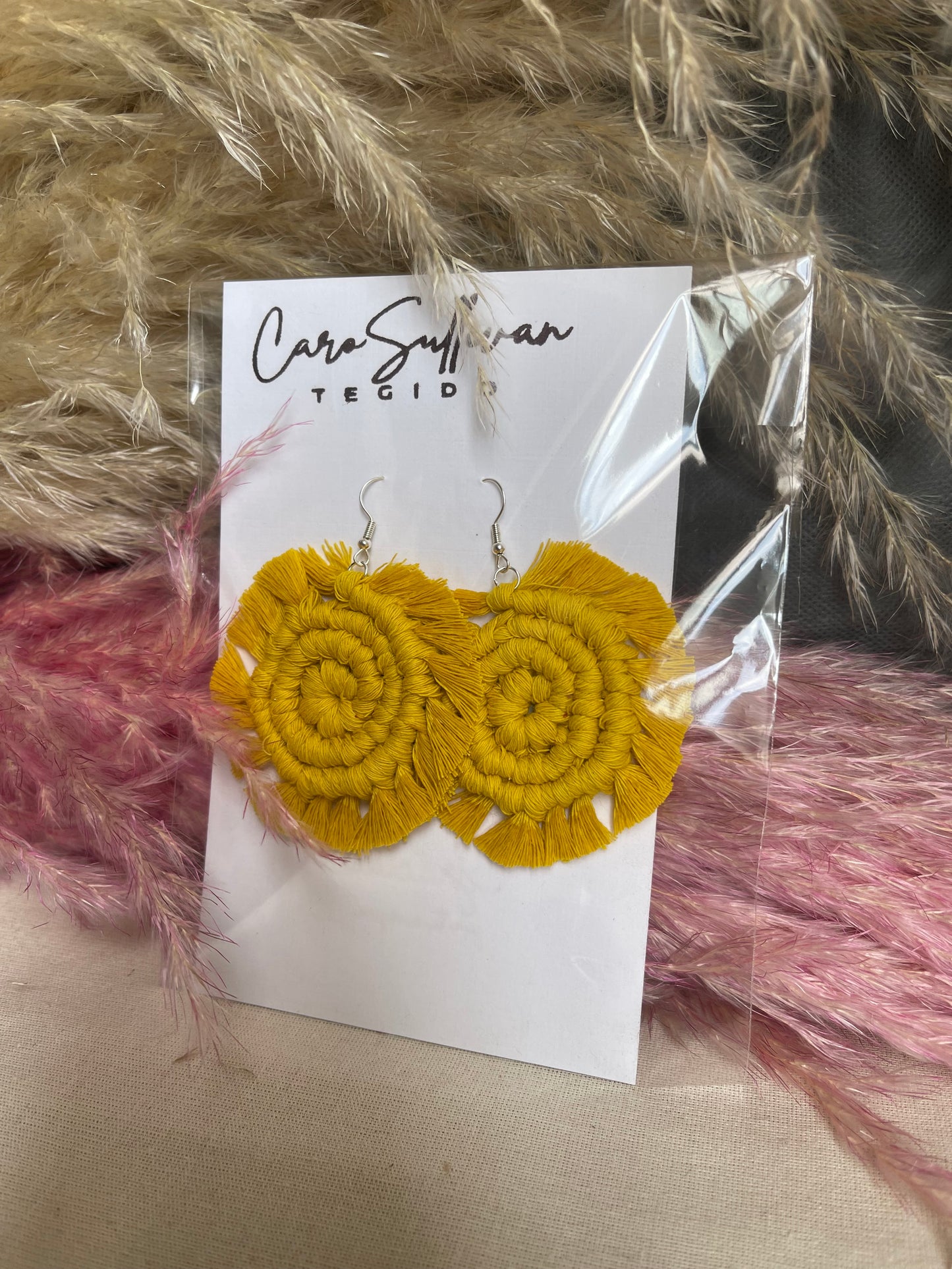 Aretes Macramé (Espiral)